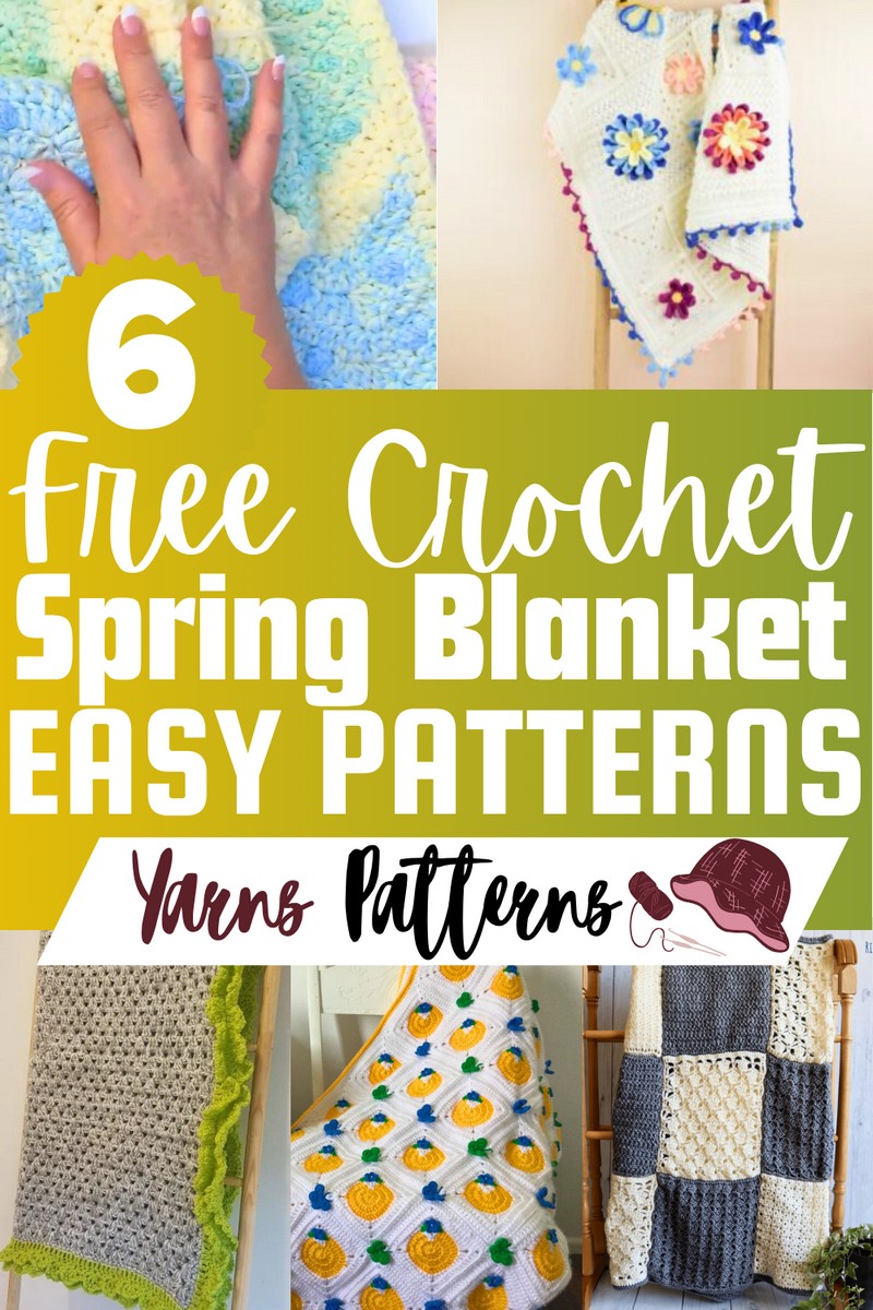 Free Crochet Spring Blanket Patterns