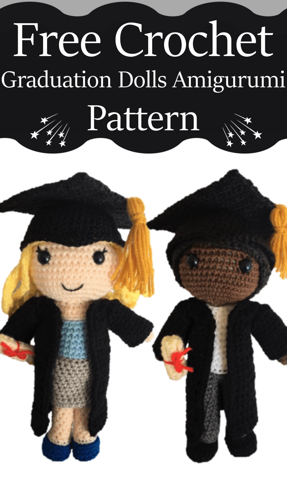 Graduation Dolls Amigurumi Pattern