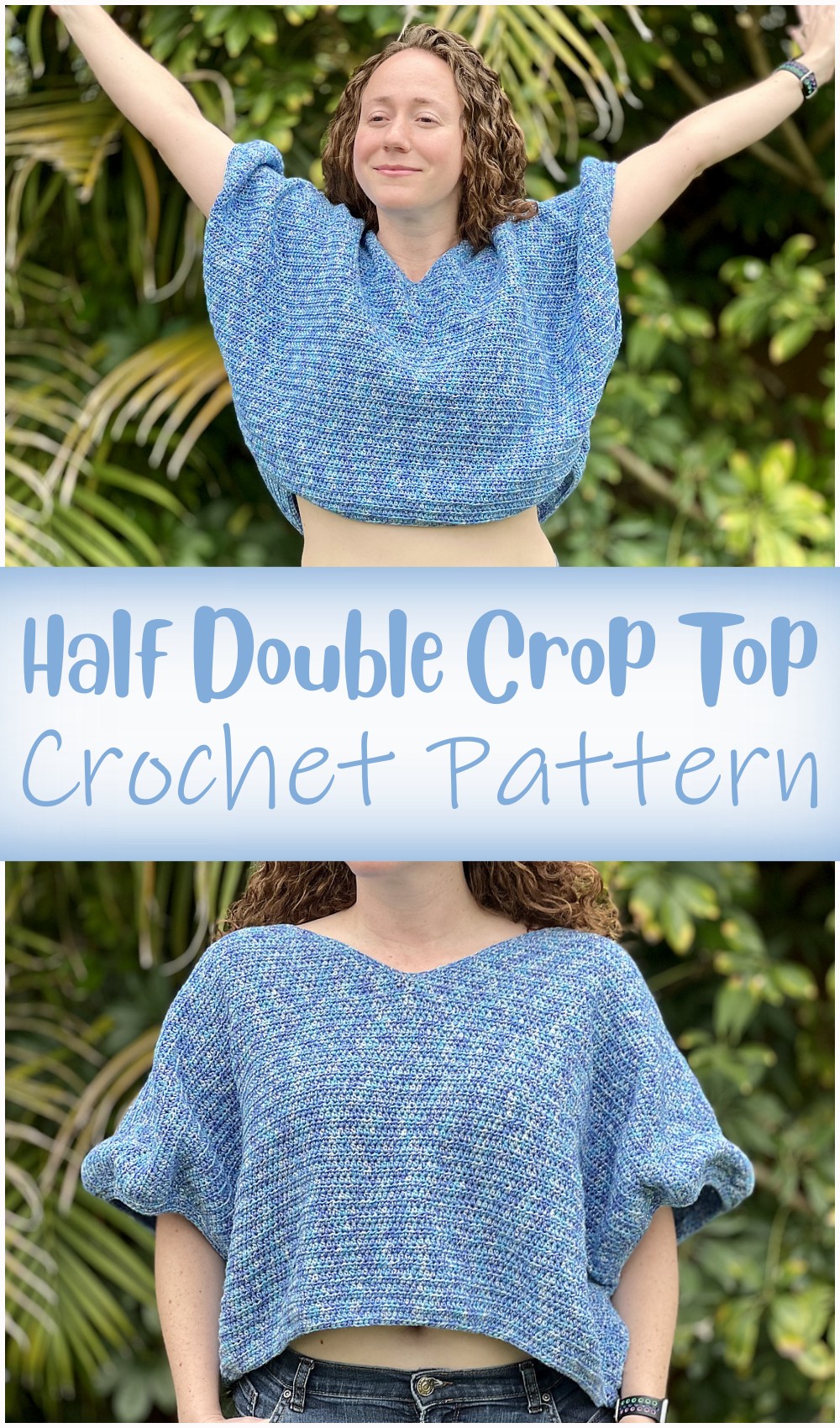 Half Double Crochet Crop Top