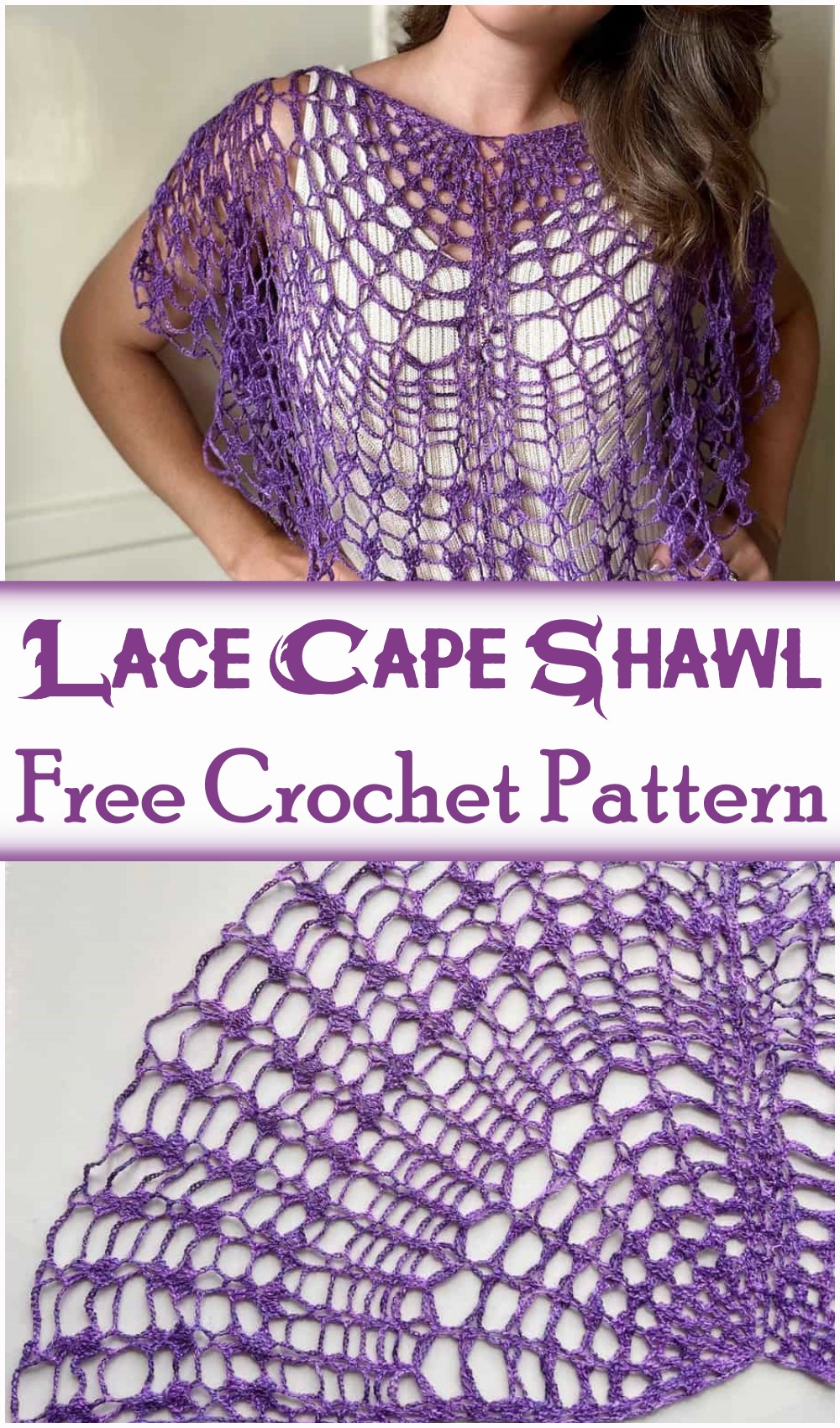 Lace Cape Shawl