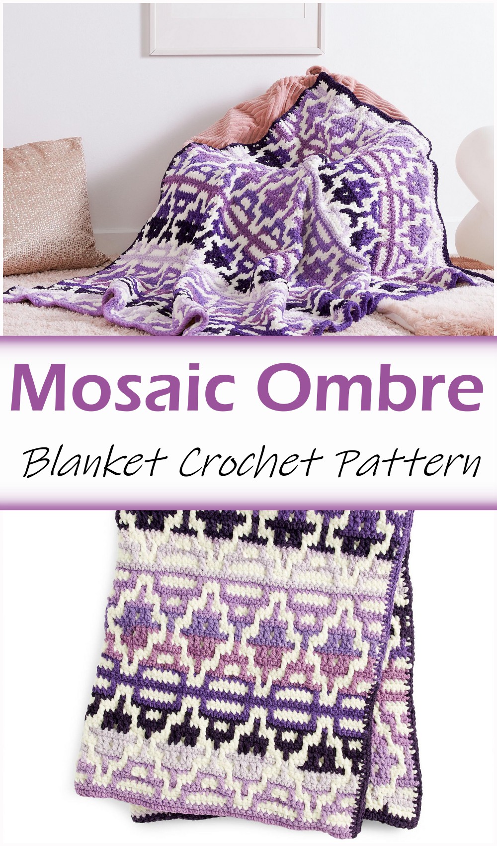 Mosaic Ombre Blanket