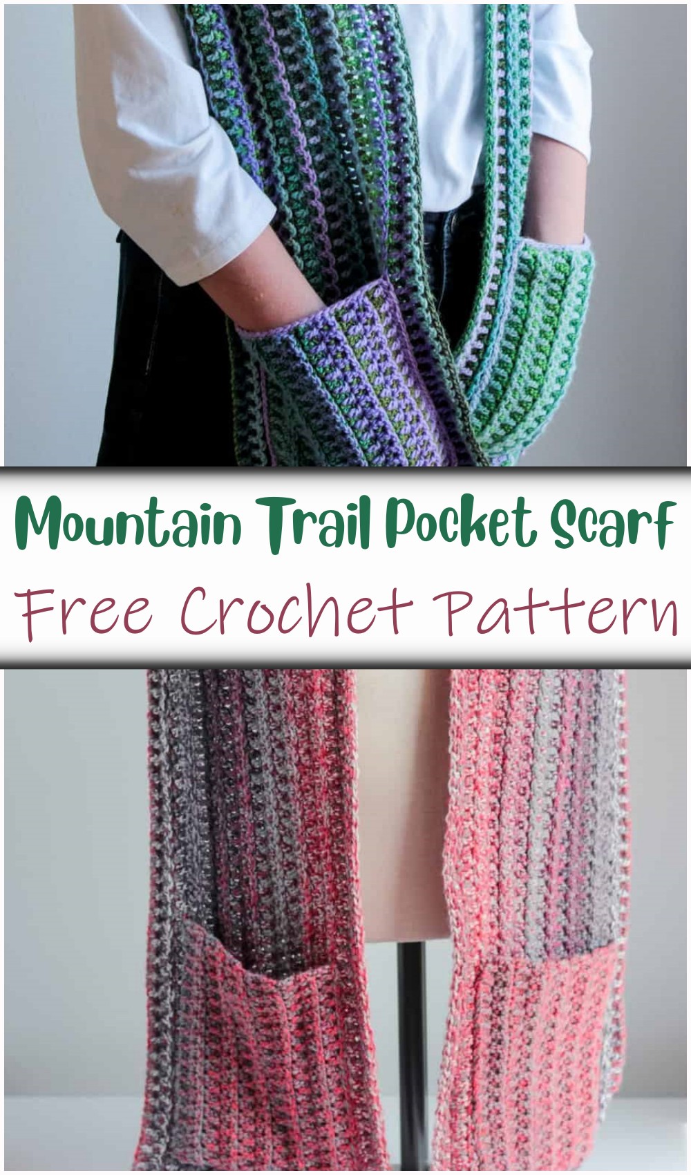 Mountain Trail Pocket Scarf