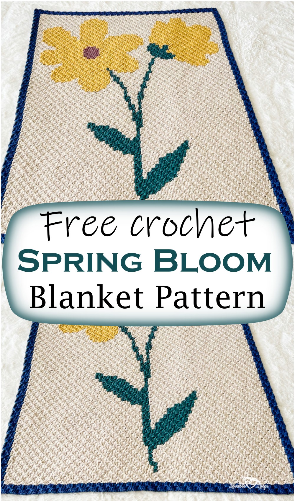 easy to make Bloom Blanket