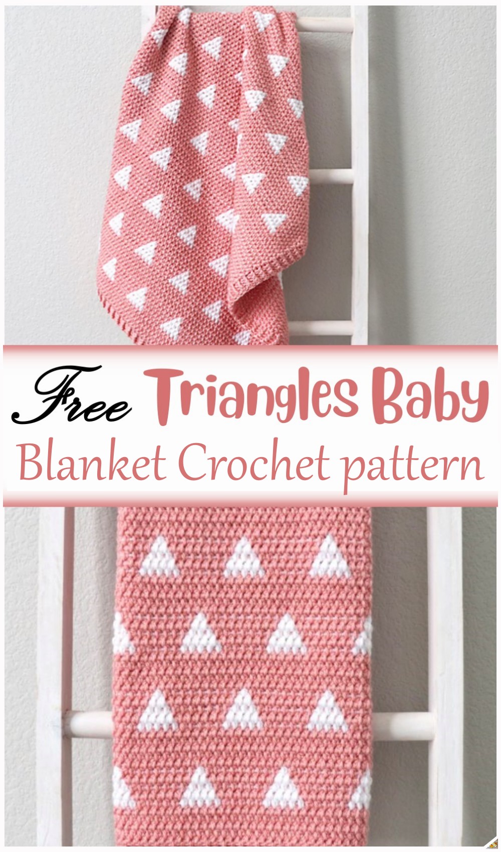 Triangles Baby Blanket 1