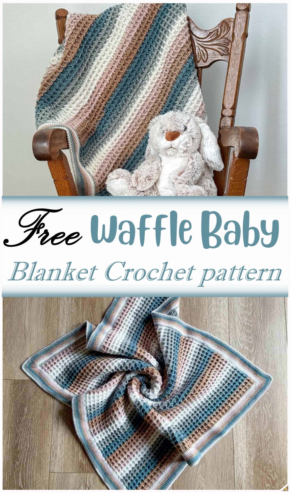 Waffle Baby Blanket 1