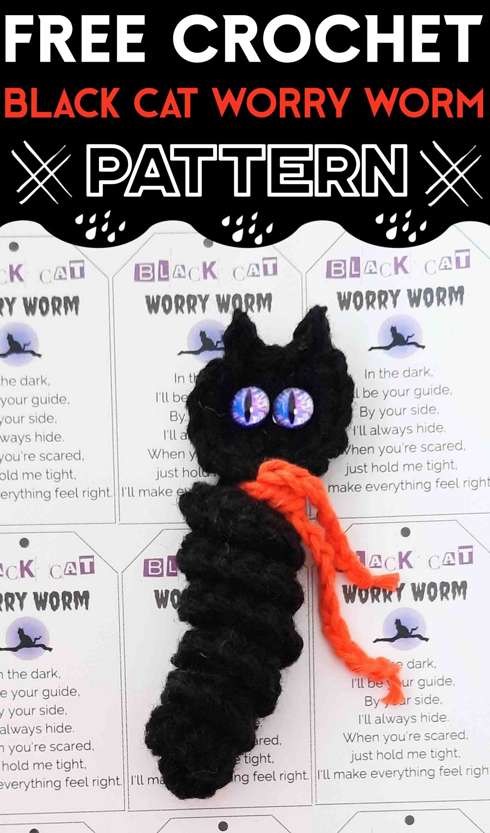 Black Cat Worry Worm