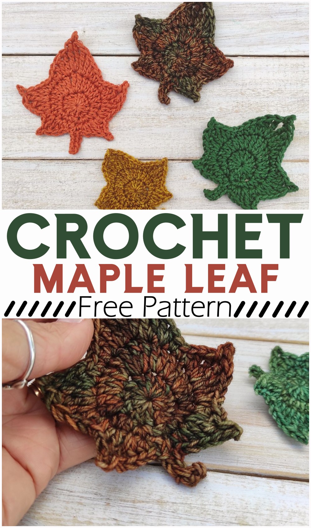 Crochet Maple Leaf