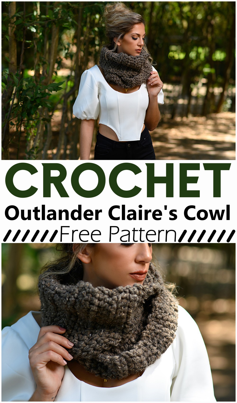 Outlander Claire's Cowl