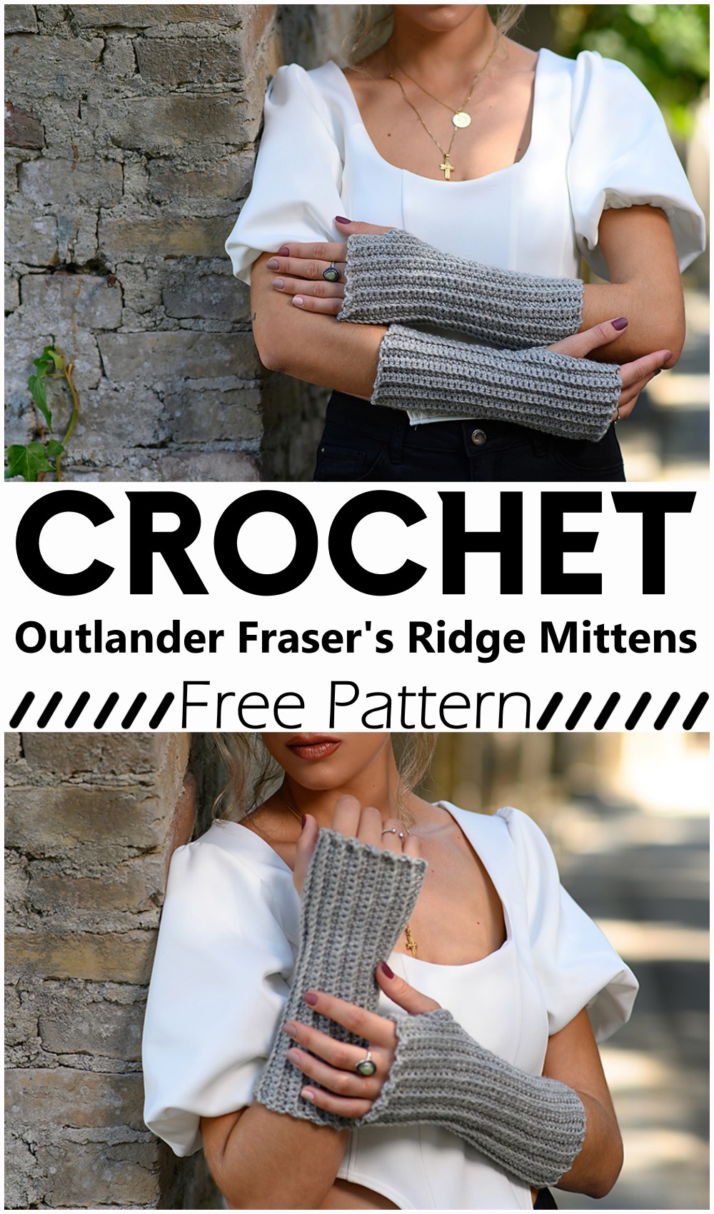 Outlander Fraser's Ridge Mittens