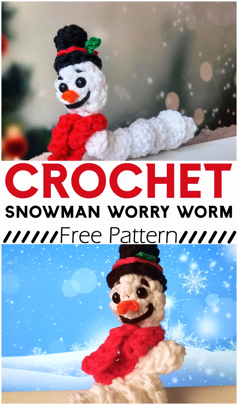 Snowman Worry Worm