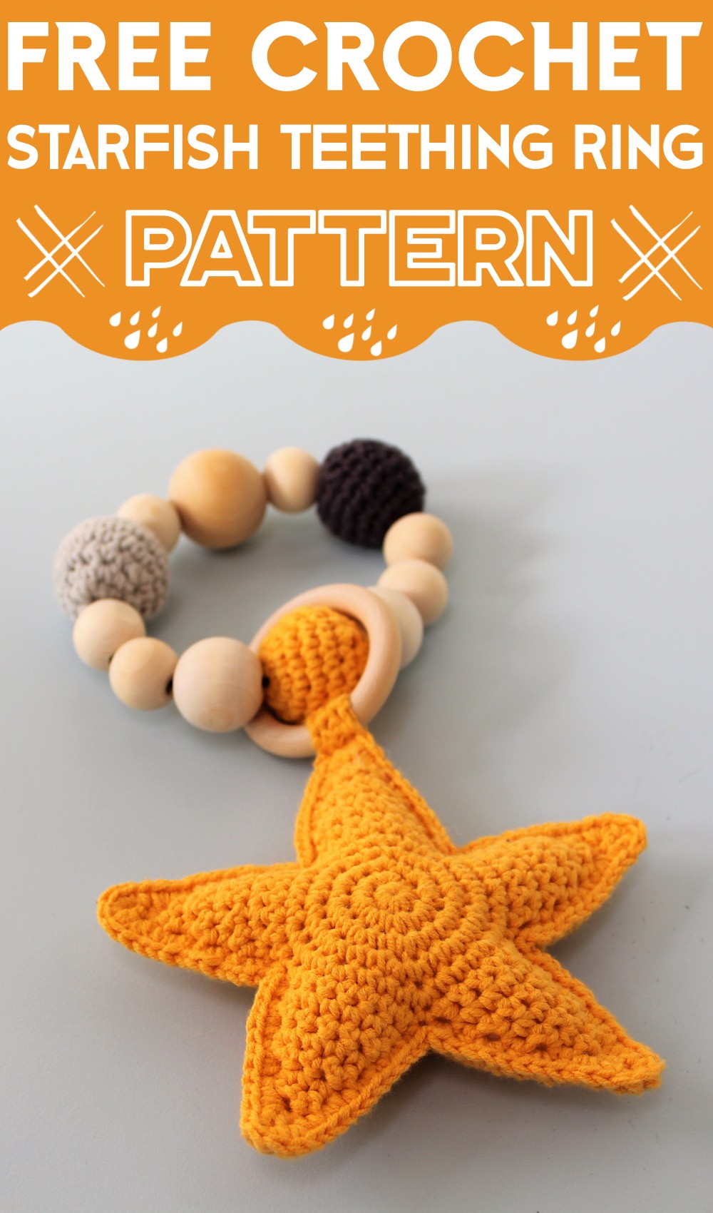 Starfish Teething Ring