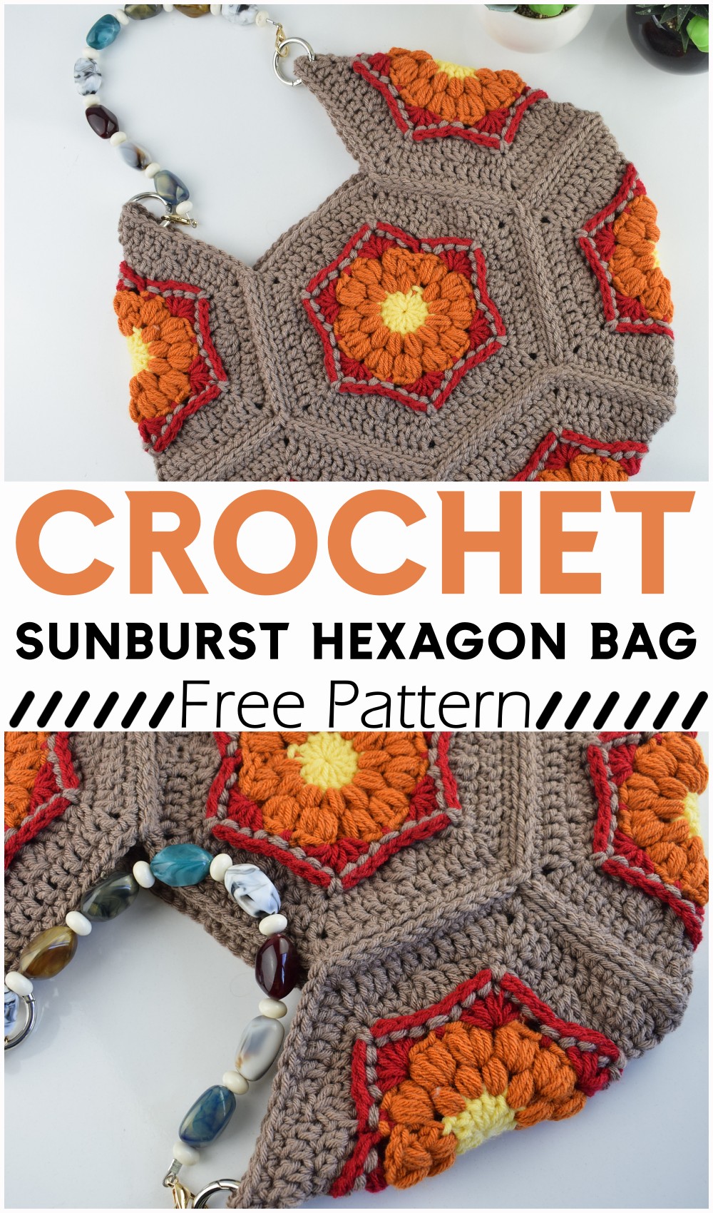 Sunburst Hexagon Bag