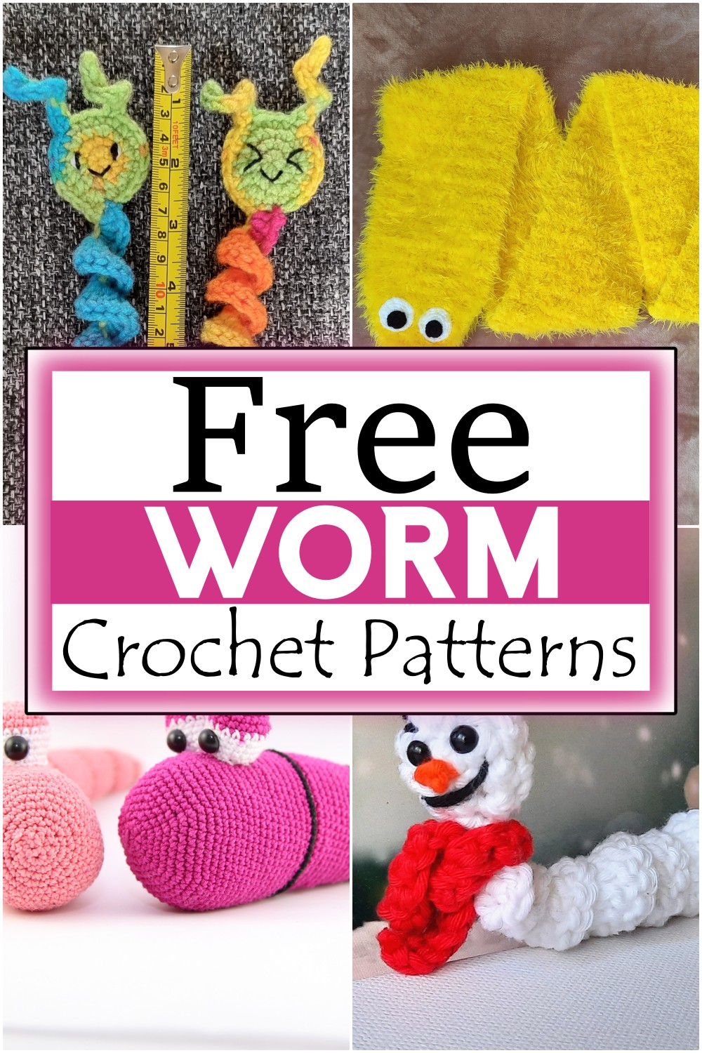 Worm Crochet Patterns 1