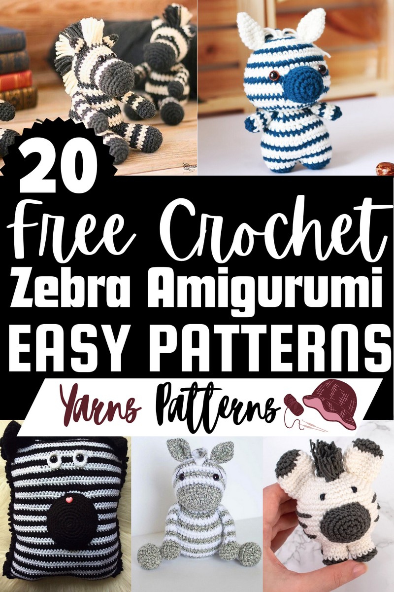 Free Crochet Zebra Patterns 