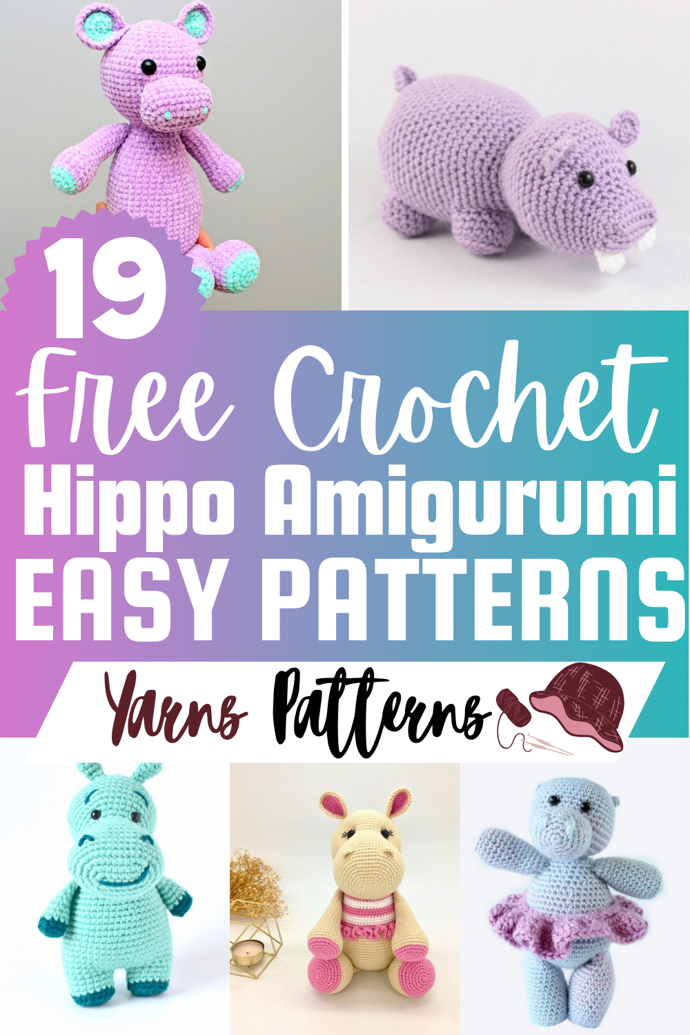 Free Crochet Hippo Patterns