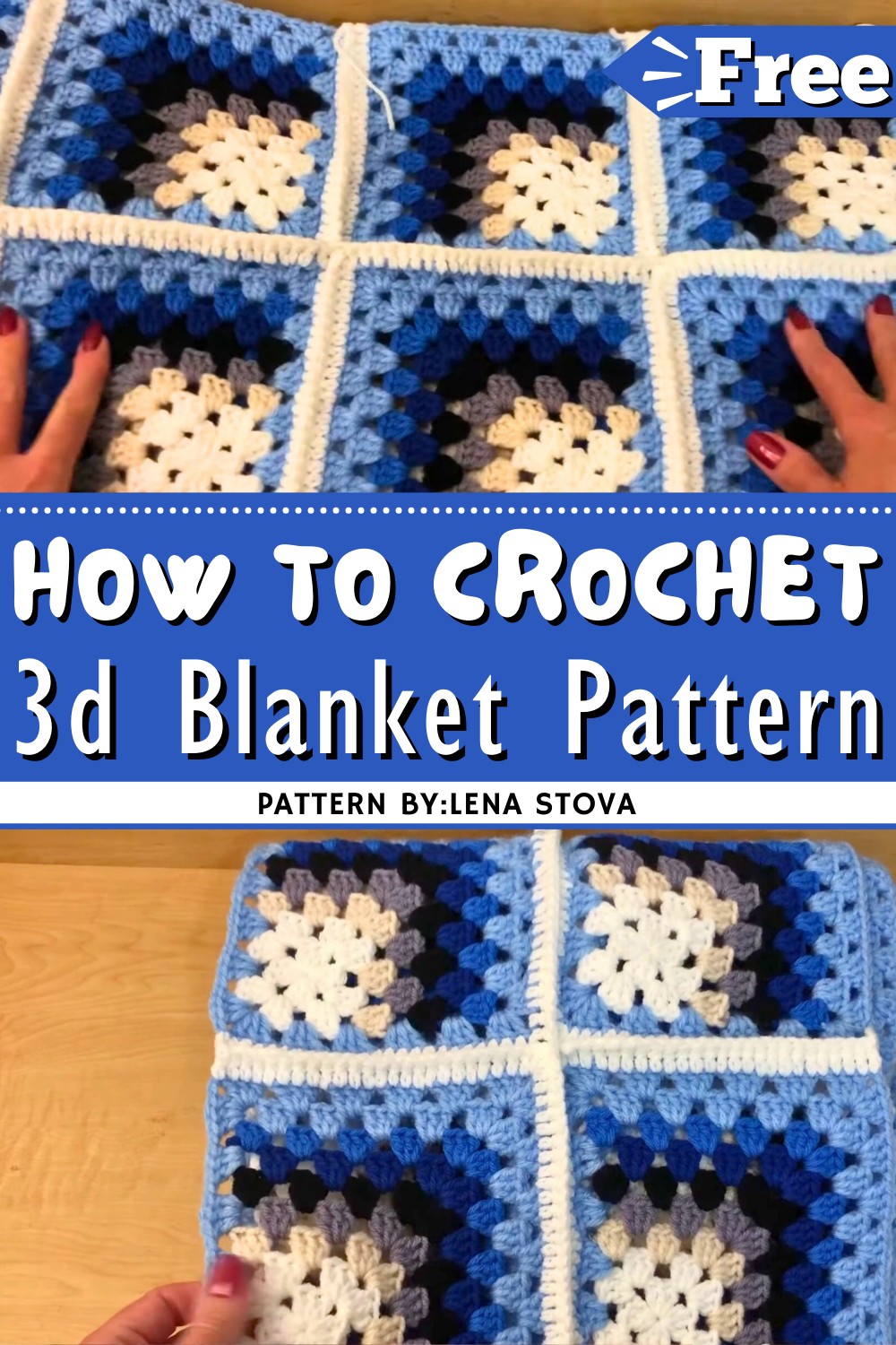 3d Crochet Blanket Pattern