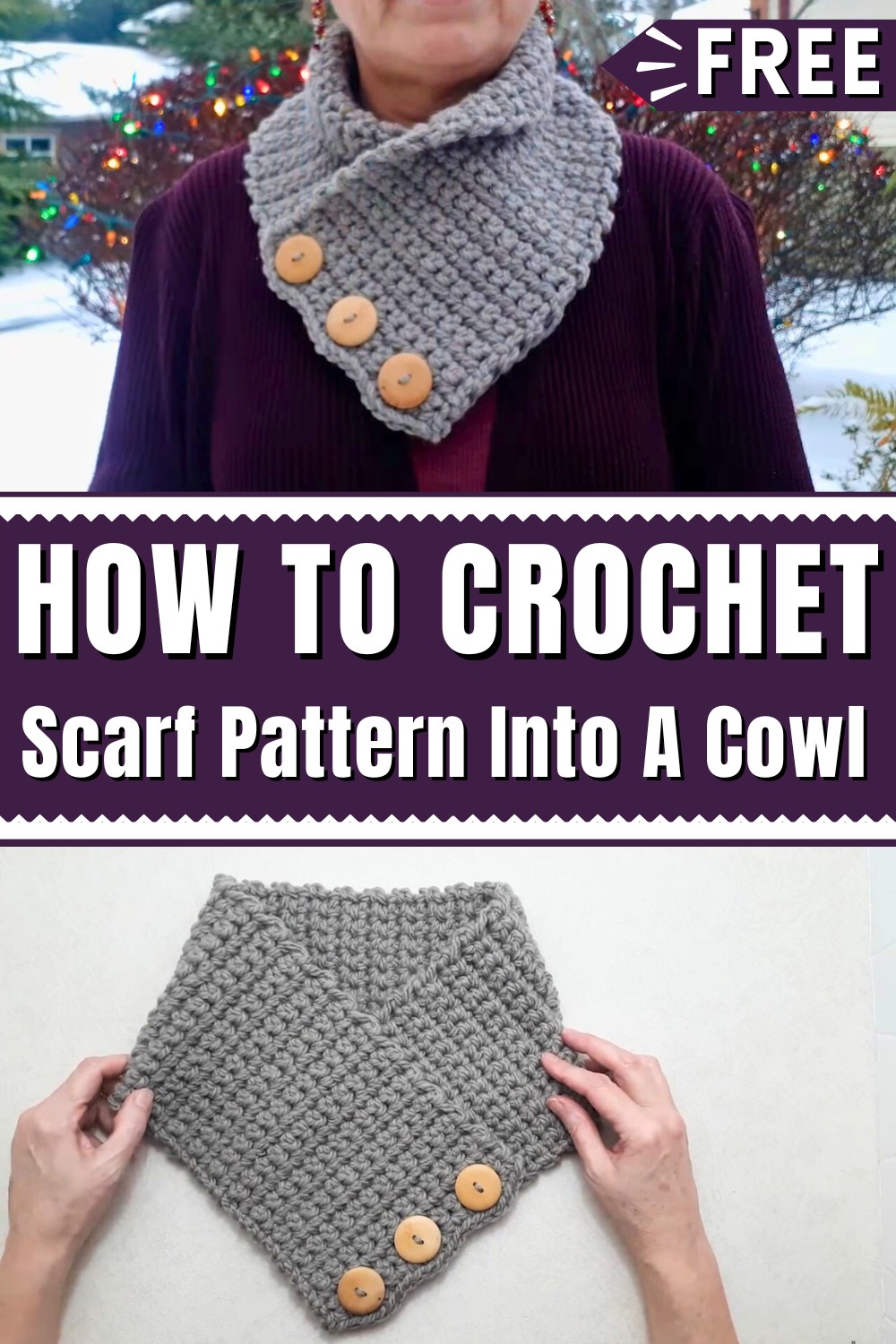 Crochet Turn Any Scarf Pattern Into A Cowl Design