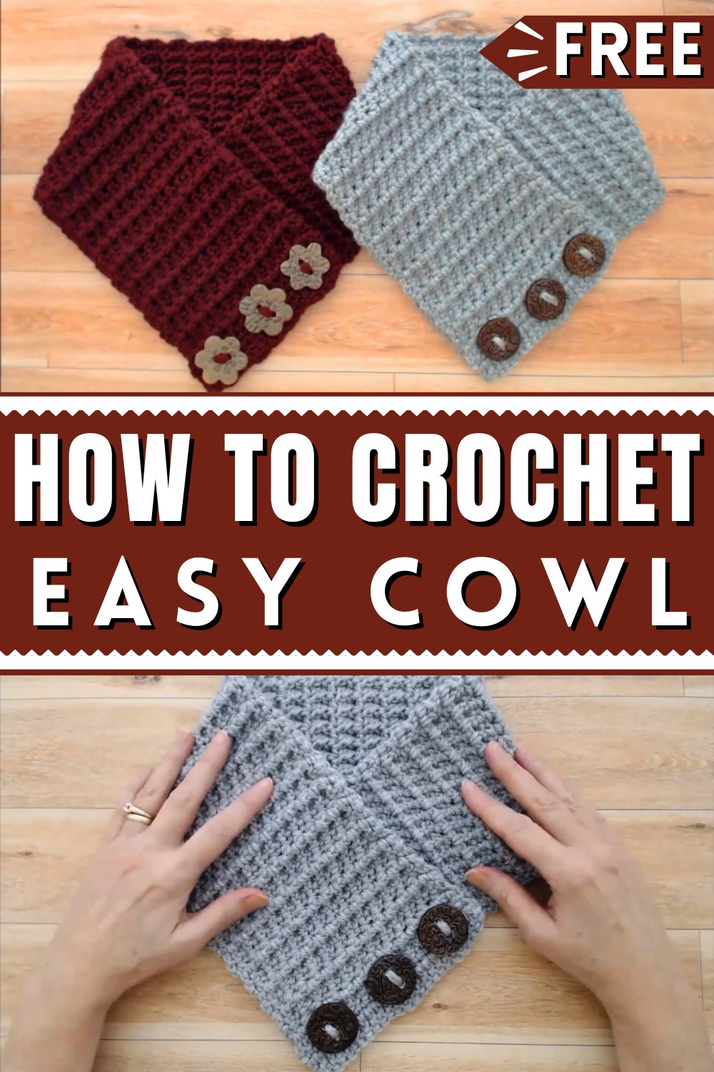 Easy Crochet Cowl