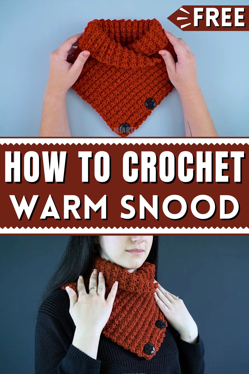 Everyone Can Crochet Such A Snood - It’s Warm And Beautiful