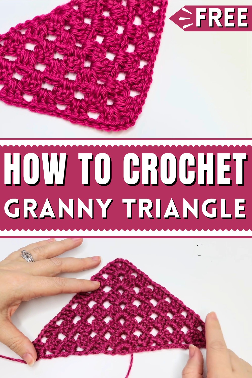 How To Crochet A Granny Triangle