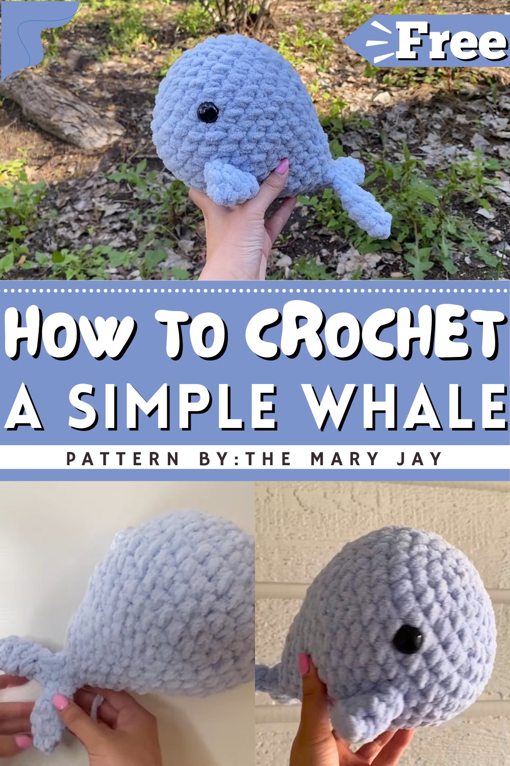 How To Crochet A Simple Whale