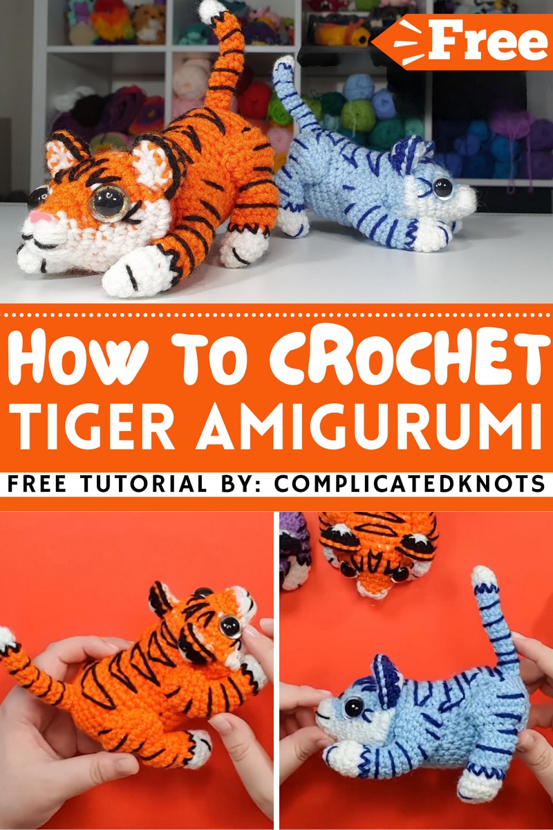 How To Crochet An Amigurumi Tiger