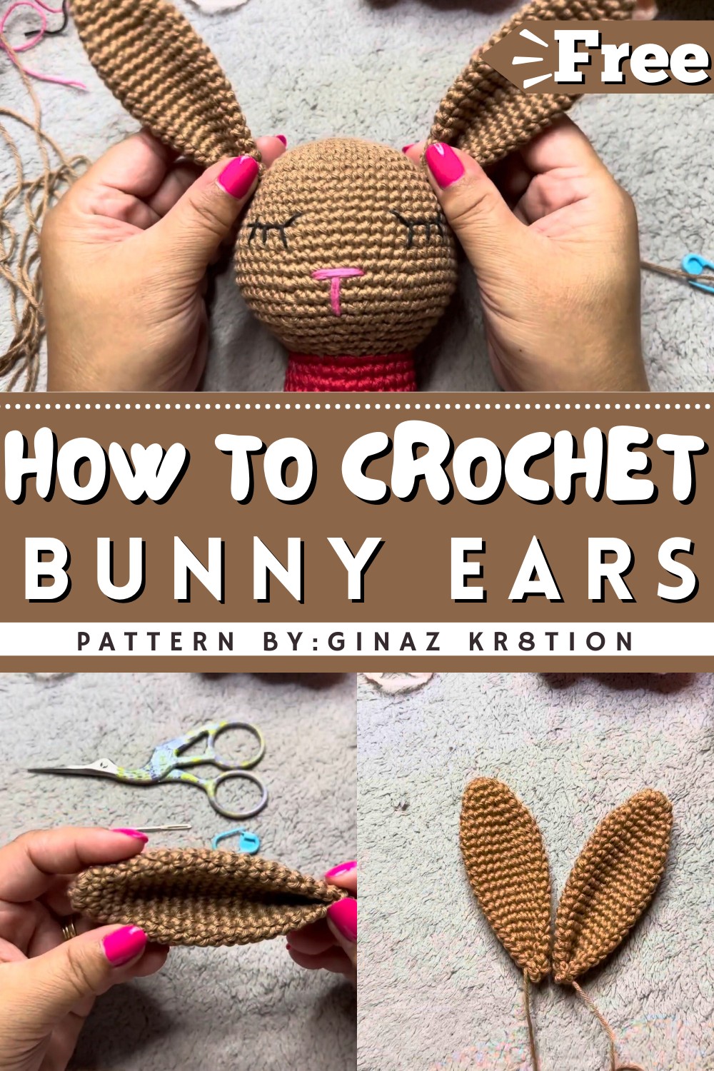 How To Crochet Bunny Ears