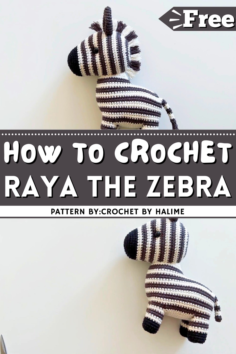 Amigurumi - Raya The Zebra