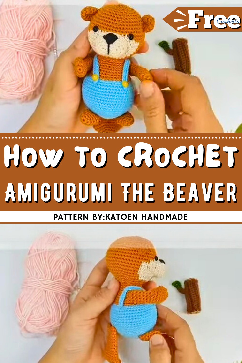 Amigurumi The Beaver