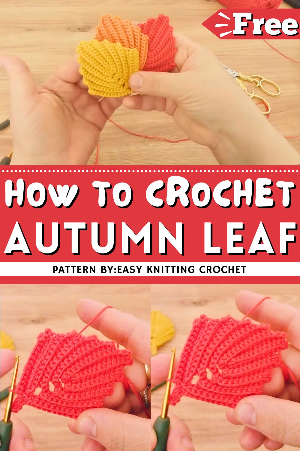 Autumn Leaf Free Crochet Patterns