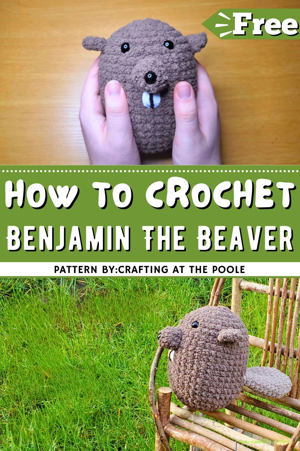 Benjamin The Beaver Amigurumi Crochet Tutorial