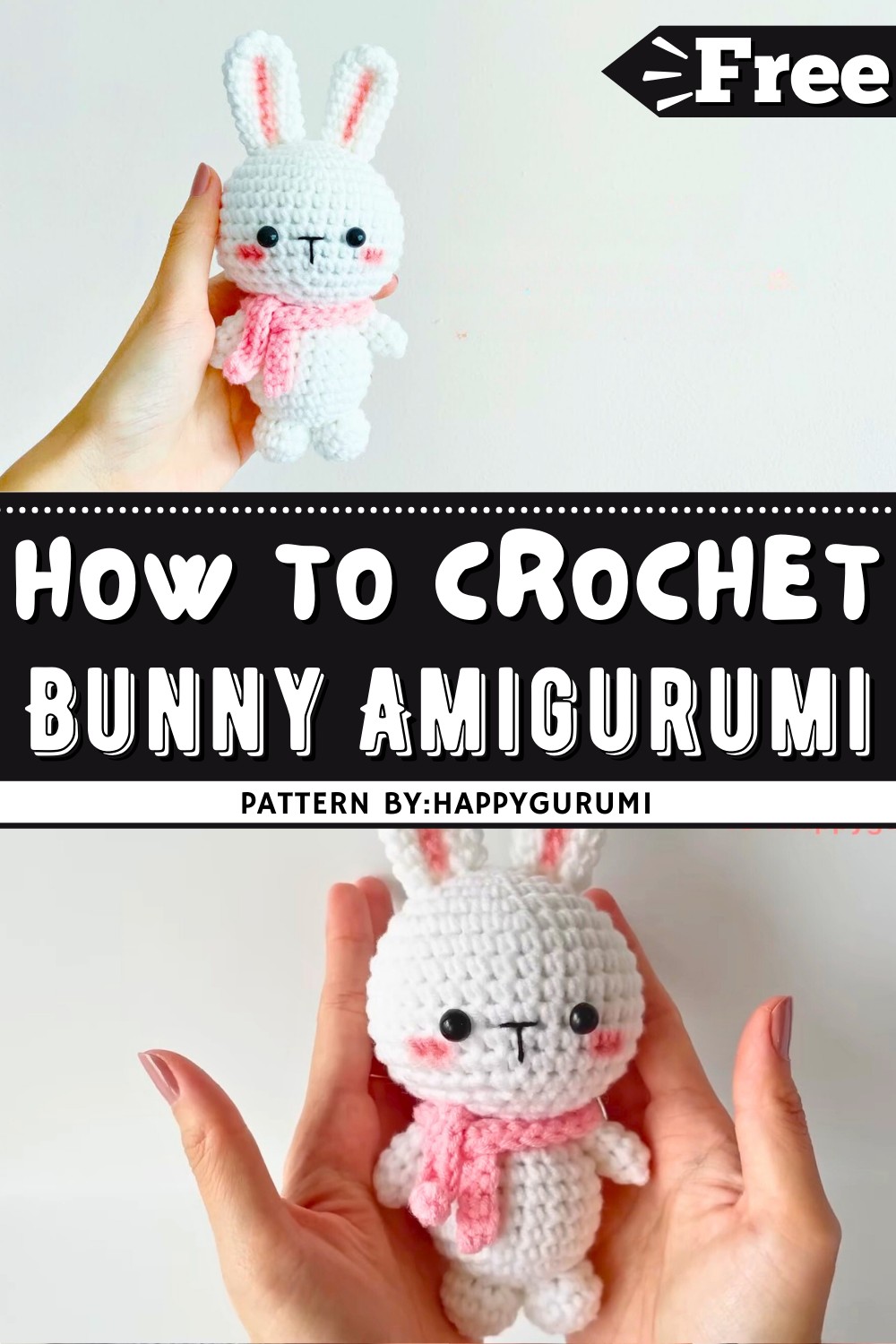 Bunny Amigurumi Crochet Tutorial