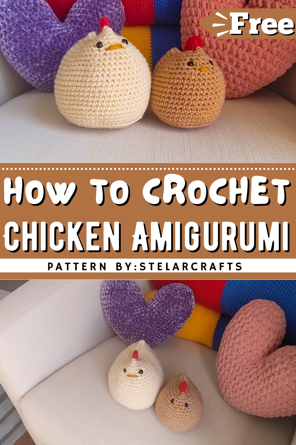 Chicken Crochet Amigurumi Pattern