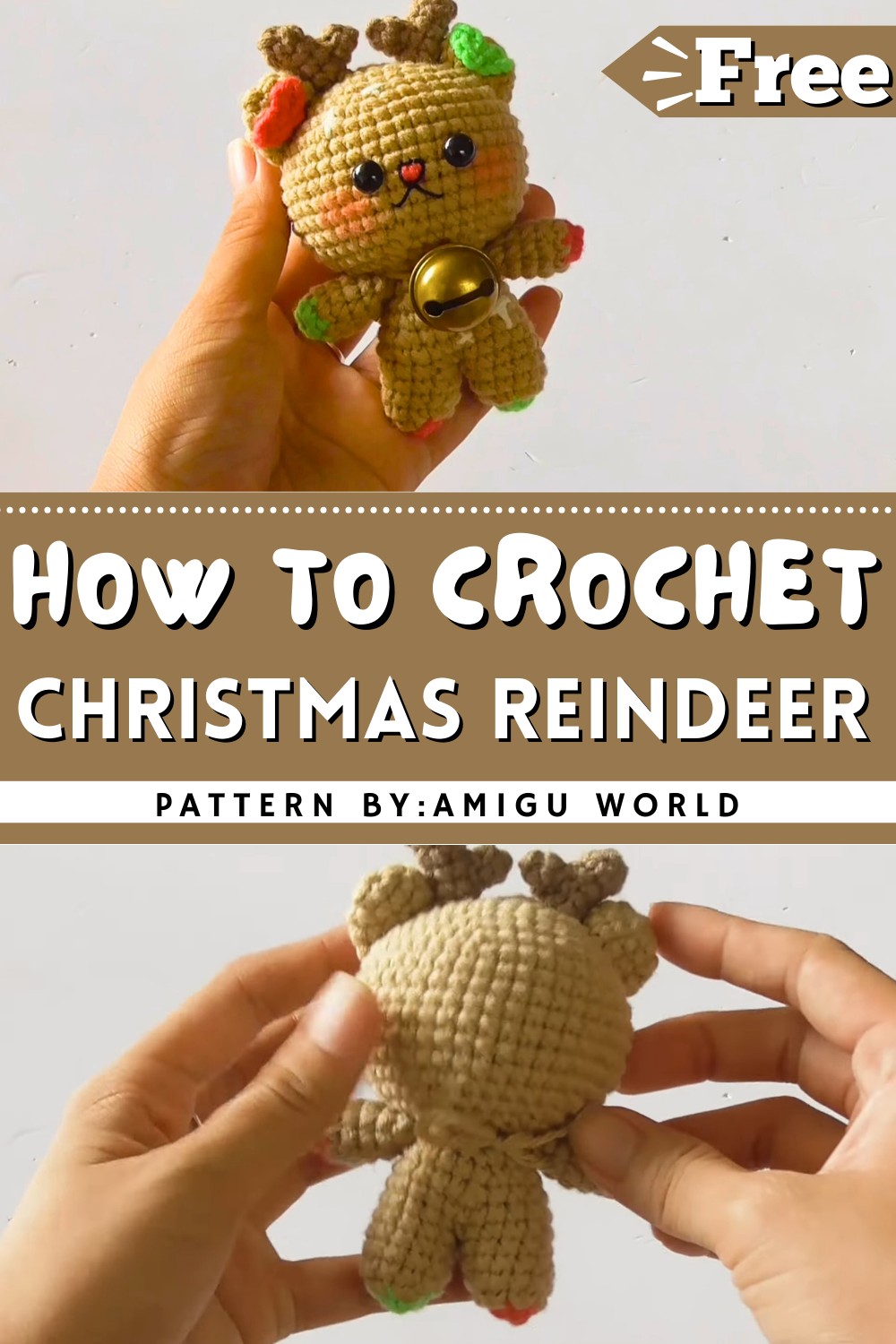 Christmas Reindeer Amigurumi