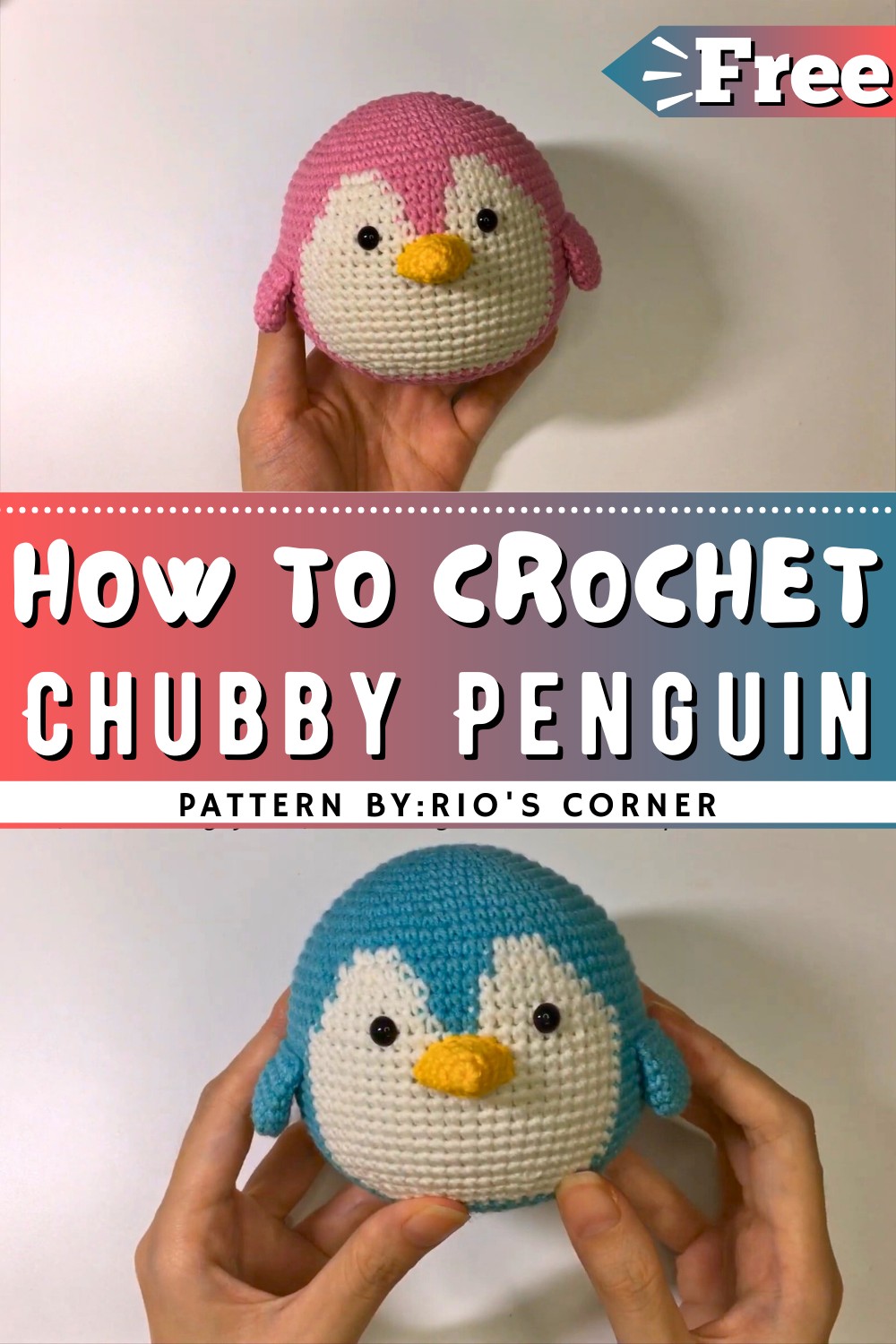 Crochet A Chubby Penguin