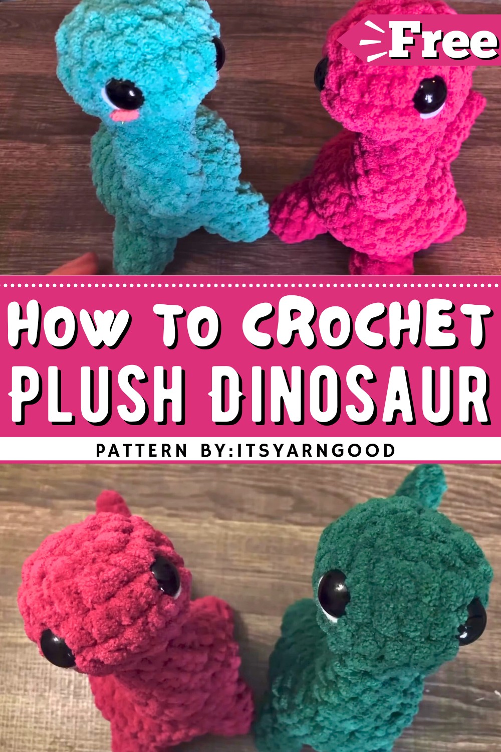 Crochet A Plush Dinosaur