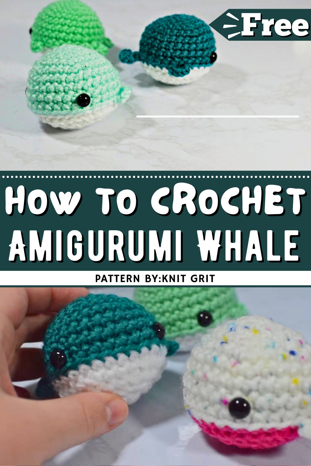 Crochet Amigurumi Whale Tutorial