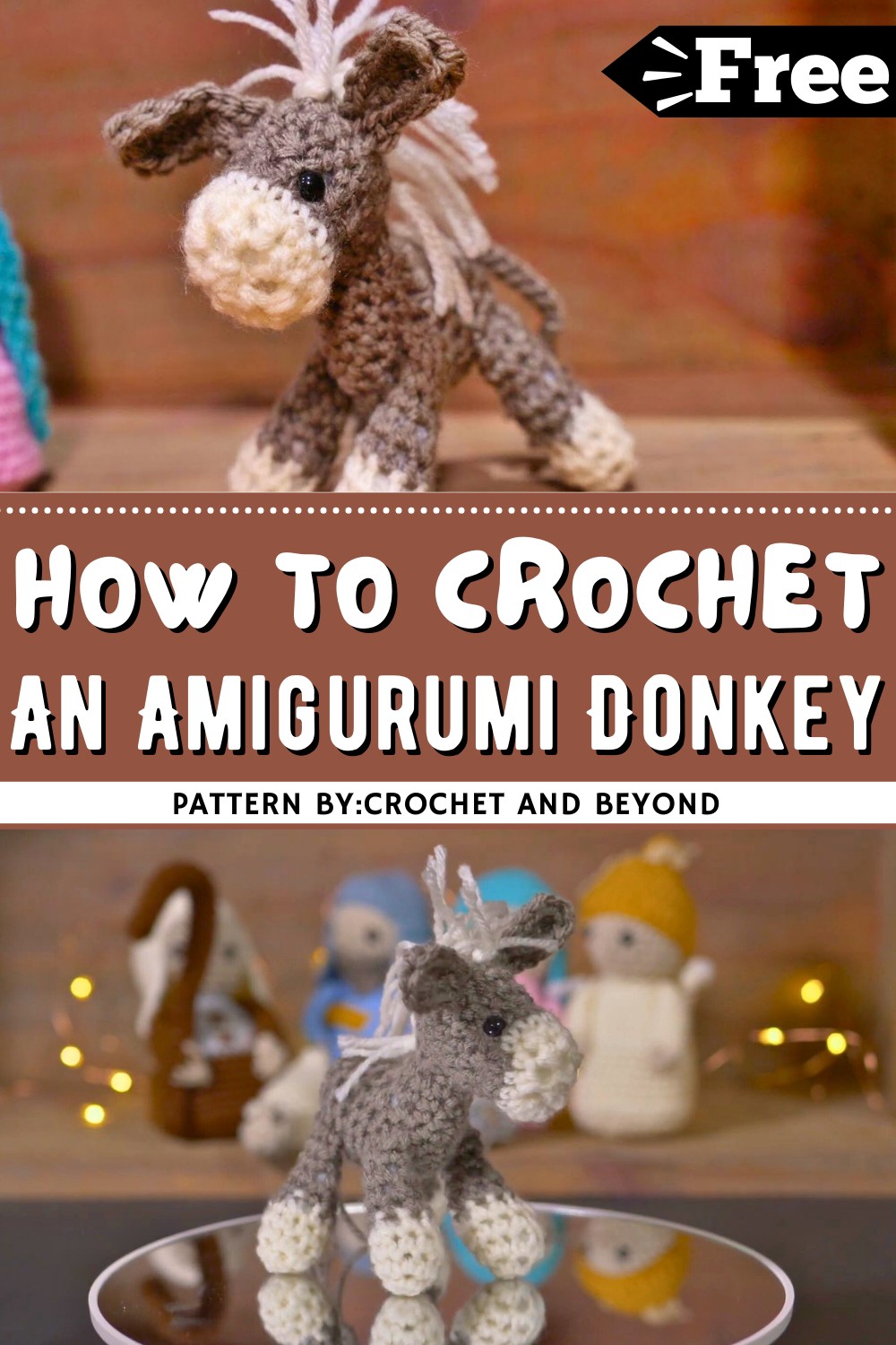 Crochet An Amigurumi Donkey