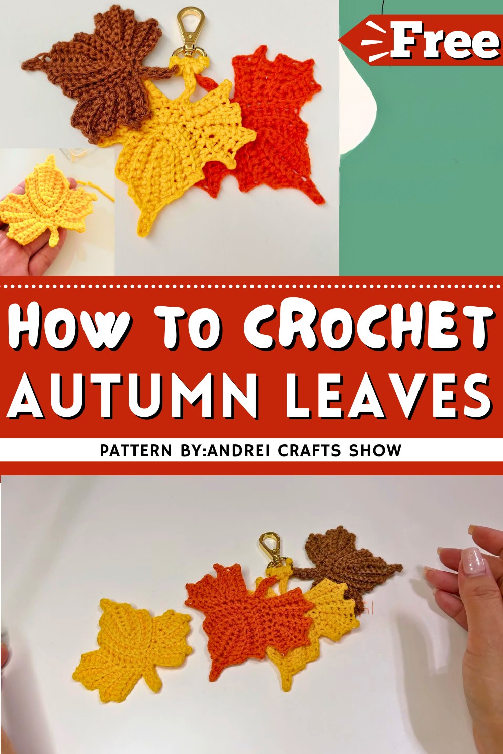 Crochet Autumn Leaves