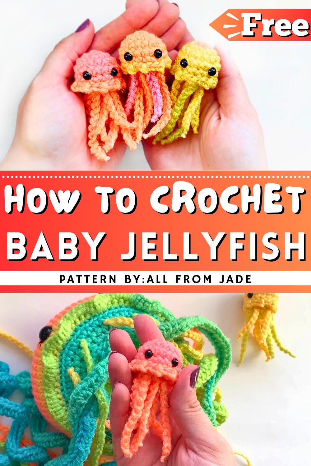 Crochet Baby Jellyfish Tutorial