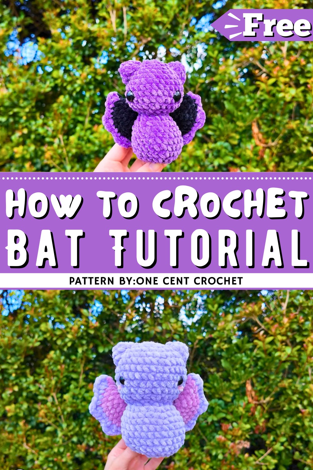 Crochet Bat Tutorial