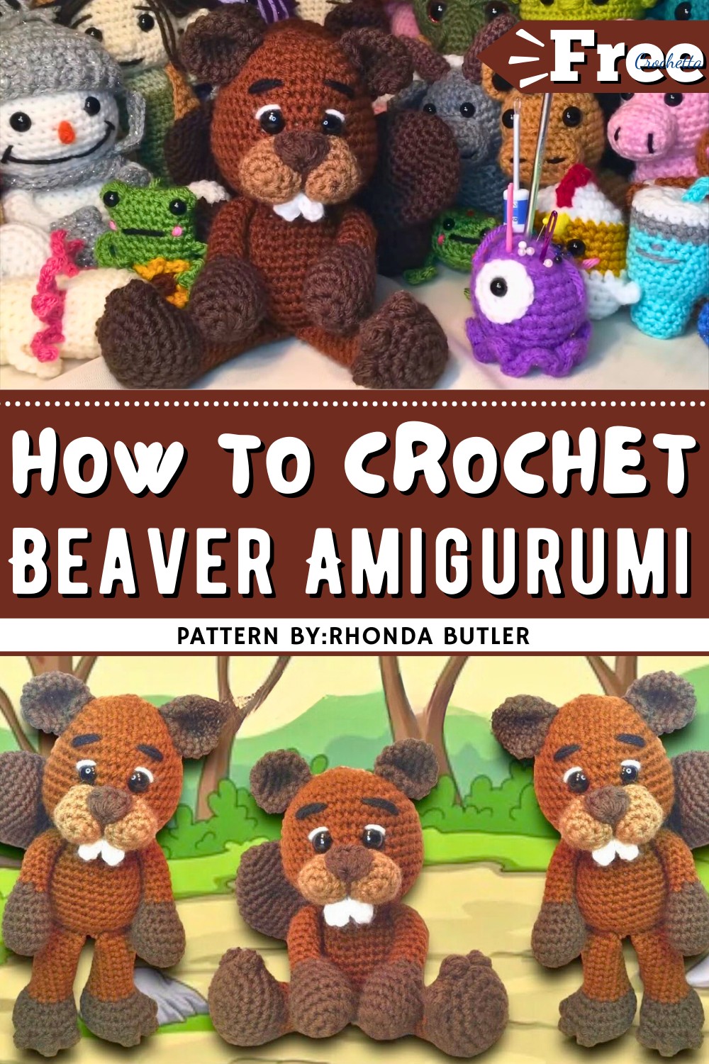 Crochet Beaver Amigurumi