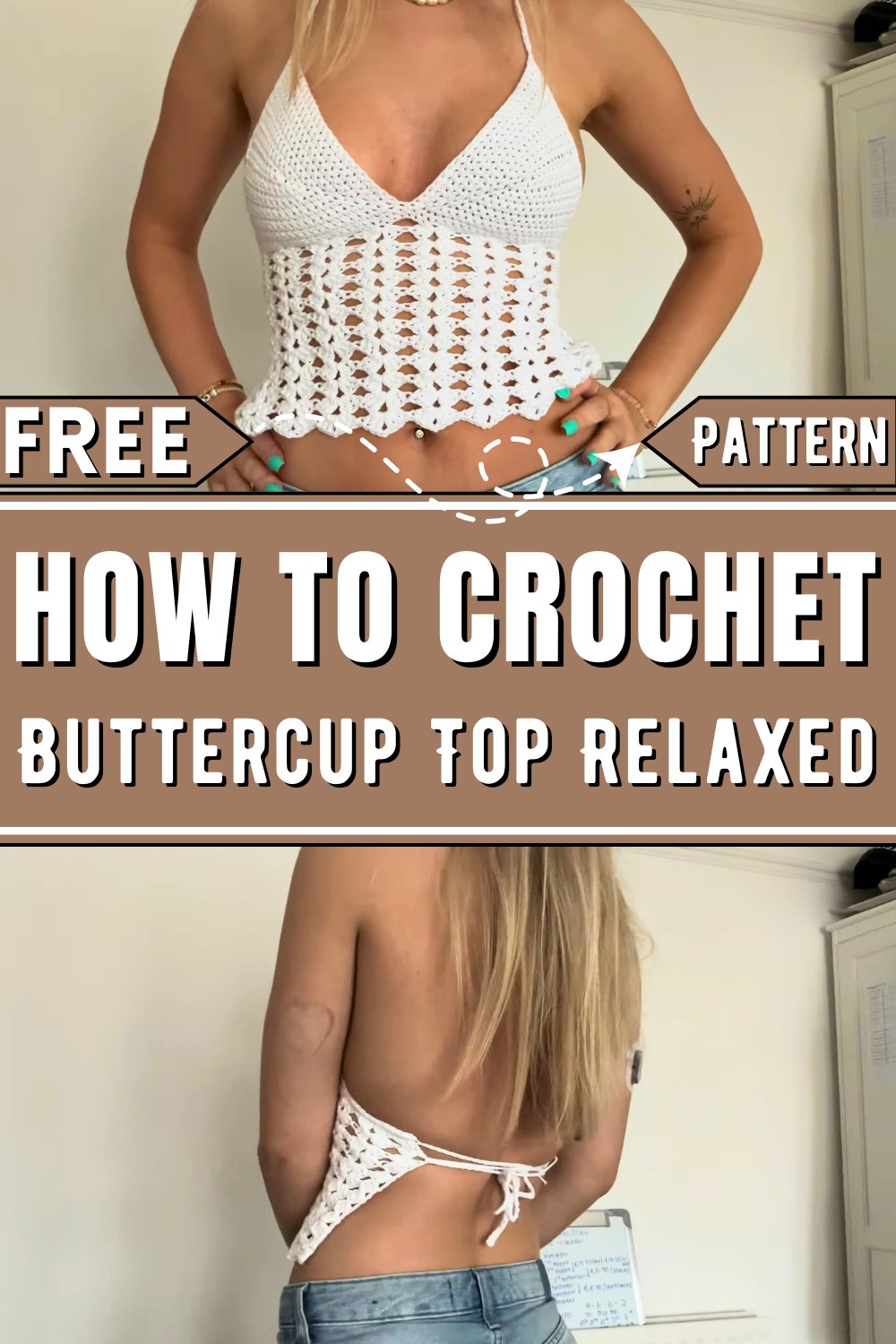 Crochet Buttercup Top Relaxed Tutorial