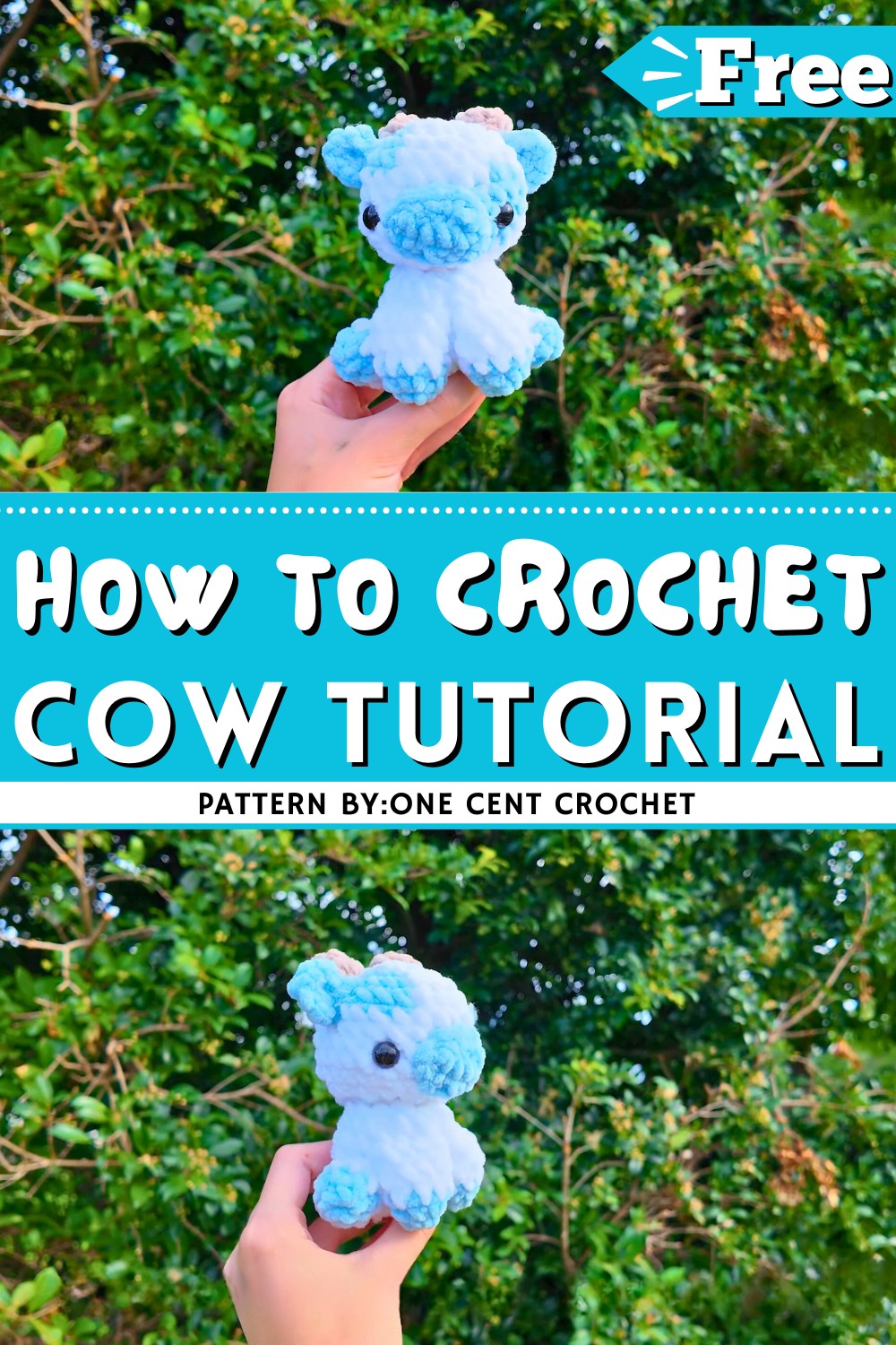 Crochet Cow Tutorial