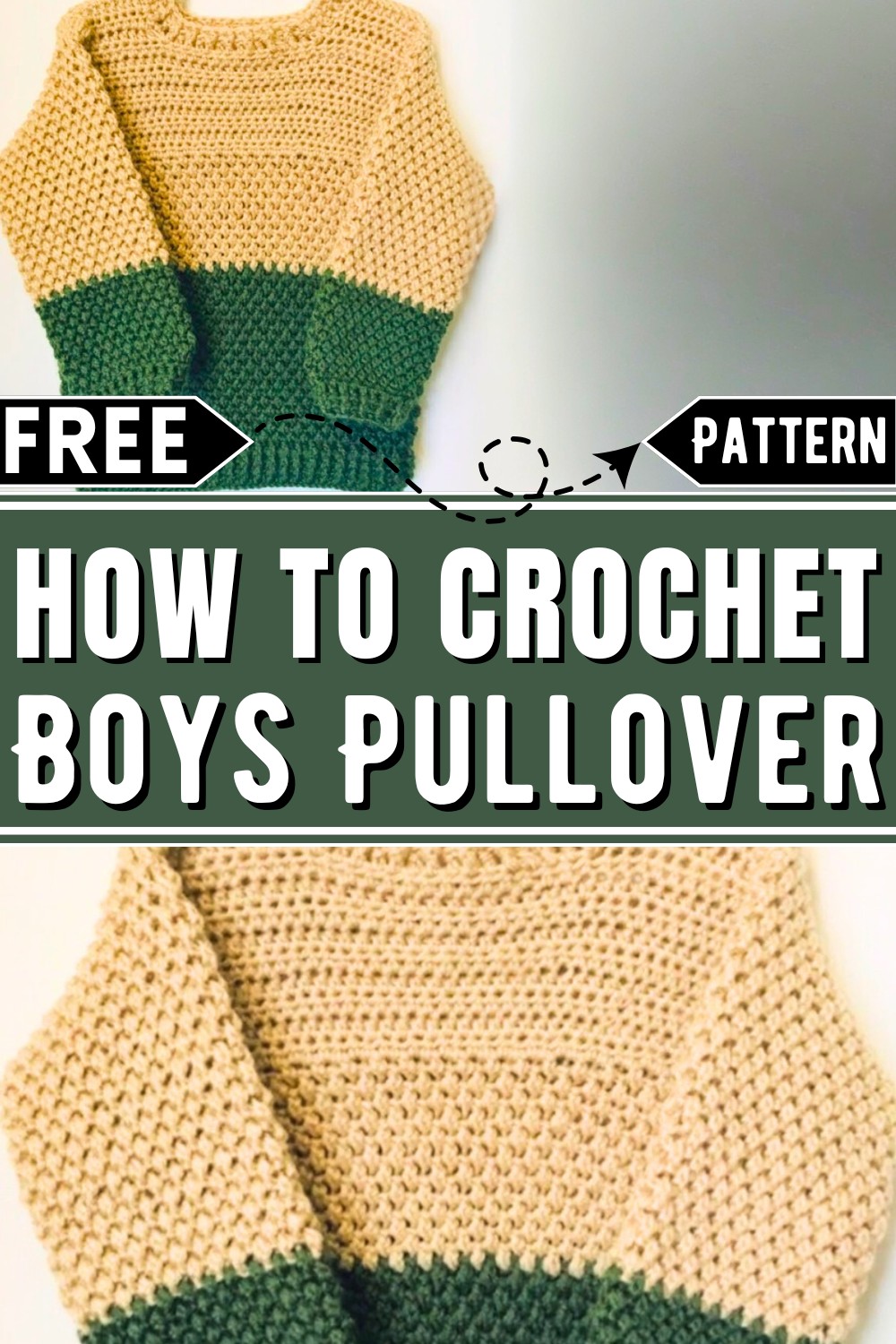 Crochet Crochet Boys Pullover Pattern