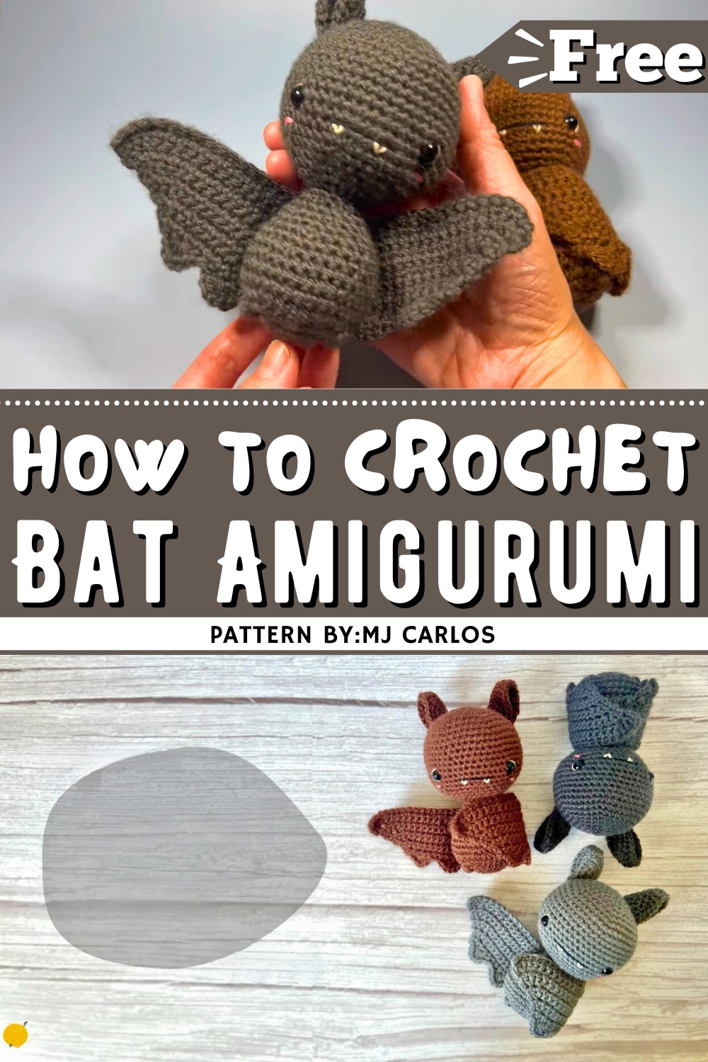 Crochet Cute Bat Amigurumi