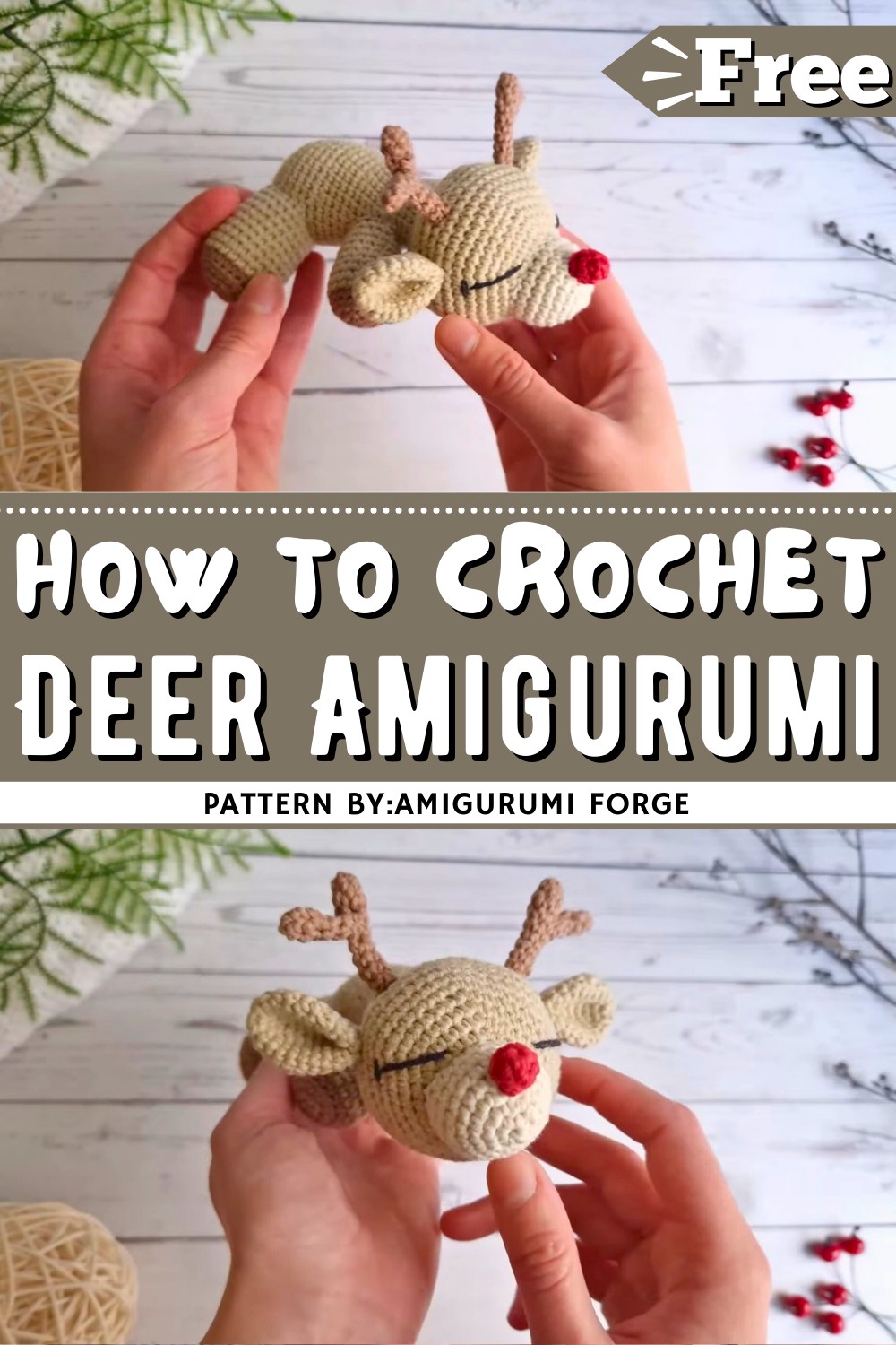 Crochet Deer Amigurumi