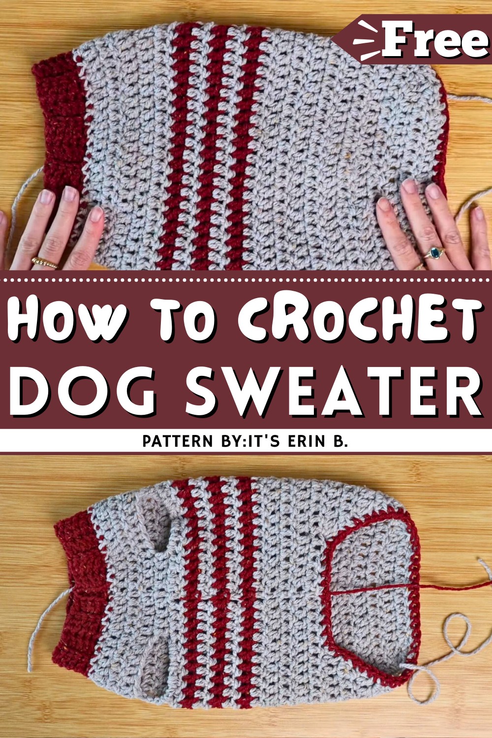 Crochet Dog Sweater Tutorial