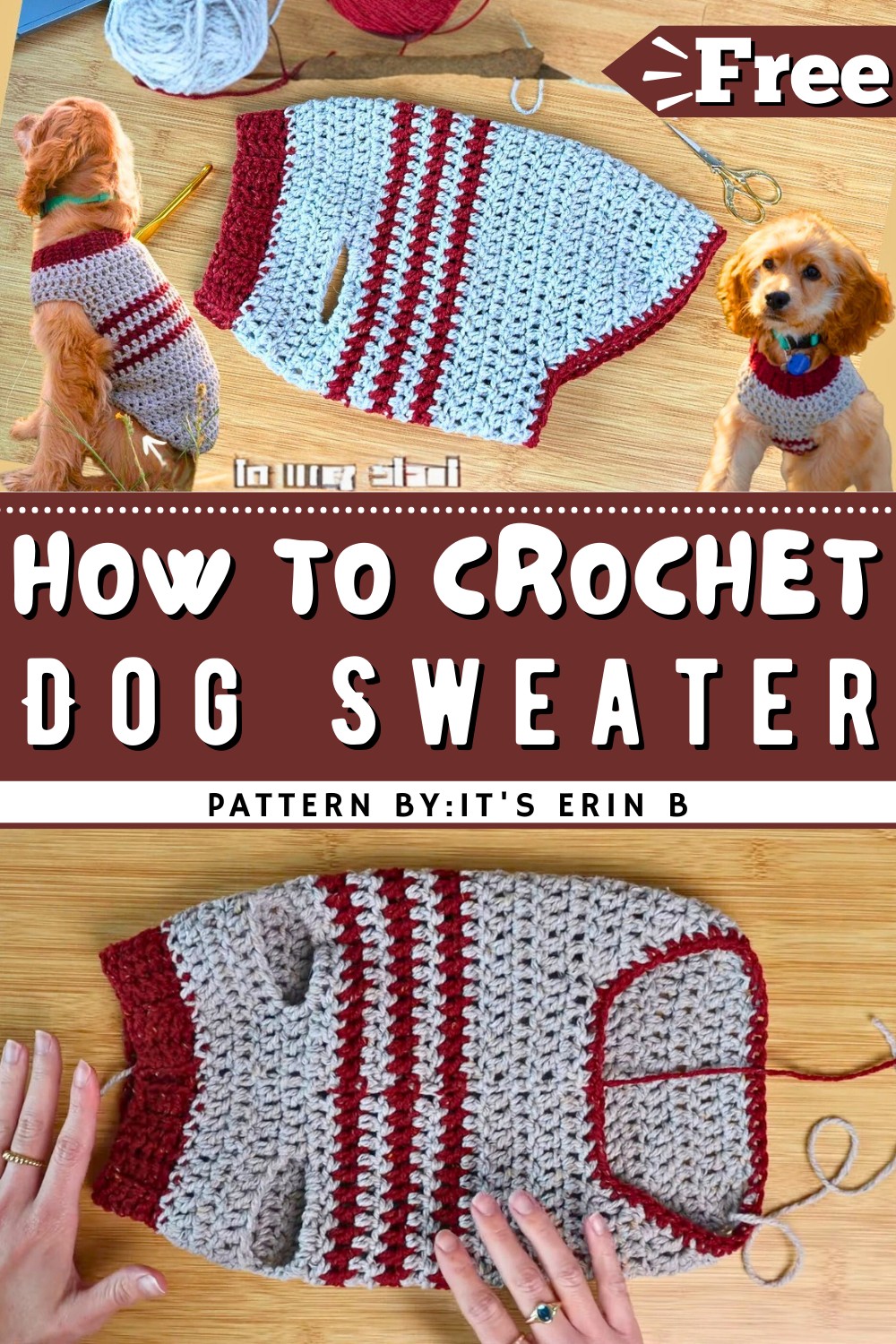 Crochet Dog Sweater