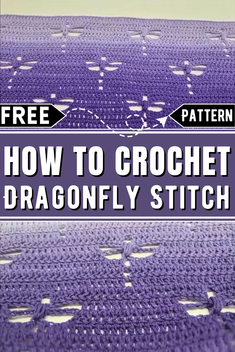 Crochet Easy Dragonfly Stitch